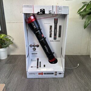 Infinity X1 5000 Lumens Flashlight - Dual Batteries - Rechargeable or Battery